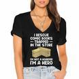 Cool Comic Book For Men Women Comic Book Collector Women's Jersey Short Sleeve Deep V-Neck Tshirt