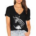 Cute Giraffe Wear Glasses Reading Book Librarian Bookworm Women's Jersey Short Sleeve Deep V-Neck Tshirt Cute Giraffe Wear Glasses Reading Book Librarian Bookworm Women's Jersey Short Sleeve Deep V-Neck Tshirt