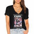 Dungeon Crawler Carl Vintage Paperback Illustration Book Women's Jersey Short Sleeve Deep V-Neck Tshirt