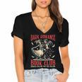 Enemies To Lovers Villain Reading Dark Romance Book Club Women's Jersey Short Sleeve Deep V-Neck Tshirt