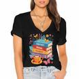 Fantasy Drama Tragedy Books Subtle Anti-Trump Women's Jersey Short Sleeve Deep V-Neck Tshirt Fantasy Drama Tragedy Books Subtle Anti-Trump Women's Jersey Short Sleeve Deep V-Neck Tshirt