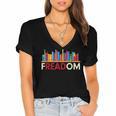 Freadom Anti-Banned Books – Read Banned Books Library Women's Jersey Short Sleeve Deep V-Neck Tshirt Freadom Anti-Banned Books – Read Banned Books Library Women's Jersey Short Sleeve Deep V-Neck Tshirt