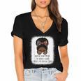 What Happens At Book Club Stays At Book Club Black Women Women's Jersey Short Sleeve Deep V-Neck Tshirt