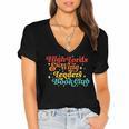 High Lords & Wing Leaders Book Club Book Club Women's Jersey Short Sleeve Deep V-Neck Tshirt High Lords & Wing Leaders Book Club Book Club Women's Jersey Short Sleeve Deep V-Neck Tshirt