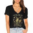 On My Way To Hoard Books And Cause Chaos Tom Foolery Frog Women's Jersey Short Sleeve Deep V-Neck Tshirt On My Way To Hoard Books And Cause Chaos Tom Foolery Frog Women's Jersey Short Sleeve Deep V-Neck Tshirt