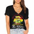 Inspired Book History Leaders Celebrate History Month Women's Jersey Short Sleeve Deep V-Neck Tshirt