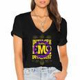 Intersex Emo Introvert Pride Trendy Mystic Teen Goth Style Women's Jersey Short Sleeve Deep V-Neck Tshirt Intersex Emo Introvert Pride Trendy Mystic Teen Goth Style Women's Jersey Short Sleeve Deep V-Neck Tshirt