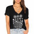 Jane Austen Books Women's Jersey Short Sleeve Deep V-Neck Tshirt