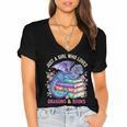 Just a Girl Who Loves Dragons And Books Dragon Reading Women's Jersey Short Sleeve Deep V-Neck Tshirt Just a Girl Who Loves Dragons And Books Dragon Reading Women's Jersey Short Sleeve Deep V-Neck Tshirt