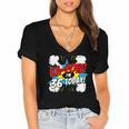 Ka-Pow 36 Years Old Comic Book 36th Birthday Super Hero Women's Jersey Short Sleeve Deep V-Neck Tshirt