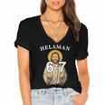 LDS Book Of Mormon Meme Helaman 6 Women's Jersey Short Sleeve Deep V-Neck Tshirt LDS Book Of Mormon Meme Helaman 6 Women's Jersey Short Sleeve Deep V-Neck Tshirt