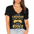 I Am Librarian Book Reader Library Book Reading Women's Jersey Short Sleeve Deep V-Neck Tshirt I Am Librarian Book Reader Library Book Reading Women's Jersey Short Sleeve Deep V-Neck Tshirt