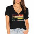 Literacy And Justice For All Reading Book Club Librarian Women's Jersey Short Sleeve Deep V-Neck Tshirt Literacy And Justice For All Reading Book Club Librarian Women's Jersey Short Sleeve Deep V-Neck Tshirt