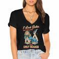 I Look Better Bent Over A Book Proud Smut Reader Adult Humor Women's Jersey Short Sleeve Deep V-Neck Tshirt I Look Better Bent Over A Book Proud Smut Reader Adult Humor Women's Jersey Short Sleeve Deep V-Neck Tshirt