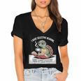 I Love Turtles Sea I Have Selective Hearing Coffee And Book Women's Jersey Short Sleeve Deep V-Neck Tshirt I Love Turtles Sea I Have Selective Hearing Coffee And Book Women's Jersey Short Sleeve Deep V-Neck Tshirt