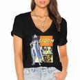 Marvel X-Men '97 Storm Vintage Classic Comic Book Panels Women's Jersey Short Sleeve Deep V-Neck Tshirt Marvel X-Men '97 Storm Vintage Classic Comic Book Panels Women's Jersey Short Sleeve Deep V-Neck Tshirt