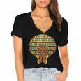 Melanin Afro Women Girl Book Librarian History African Women's Jersey Short Sleeve Deep V-Neck Tshirt Melanin Afro Women Girl Book Librarian History African Women's Jersey Short Sleeve Deep V-Neck Tshirt