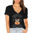 Nerdy By Nature Chibi Cute Book Lover Women's Jersey Short Sleeve Deep V-Neck Tshirt Nerdy By Nature Chibi Cute Book Lover Women's Jersey Short Sleeve Deep V-Neck Tshirt