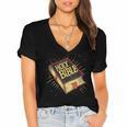 Nice Holy Book Costume For Bible Lovers Women's Jersey Short Sleeve Deep V-Neck Tshirt