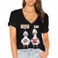 How Many Nights Reading Goose Book Lover Reader Women's Jersey Short Sleeve Deep V-Neck Tshirt How Many Nights Reading Goose Book Lover Reader Women's Jersey Short Sleeve Deep V-Neck Tshirt
