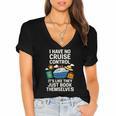 I Have No Cruise Control-It's Like They Book Themselves Women's Jersey Short Sleeve Deep V-Neck Tshirt I Have No Cruise Control-It's Like They Book Themselves Women's Jersey Short Sleeve Deep V-Neck Tshirt