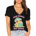 Do Not Forbid Fanatics Books Funny Mushroom Books Reading Women's Jersey Short Sleeve Deep V-Neck Tshirt Do Not Forbid Fanatics Books Funny Mushroom Books Reading Women's Jersey Short Sleeve Deep V-Neck Tshirt