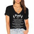 Poetry Poem Author Literature Book Lover Book Worm Poet Women's Jersey Short Sleeve Deep V-Neck Tshirt Poetry Poem Author Literature Book Lover Book Worm Poet Women's Jersey Short Sleeve Deep V-Neck Tshirt