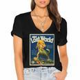 Poster Of Movie Adaptation Of Sir Arthur Conan Doyle Book Women's Jersey Short Sleeve Deep V-Neck Tshirt Poster Of Movie Adaptation Of Sir Arthur Conan Doyle Book Women's Jersey Short Sleeve Deep V-Neck Tshirt