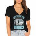 There Is No Such Thing As Too Many Books Shirt Bookish Women's Jersey Short Sleeve Deep V-Neck Tshirt There Is No Such Thing As Too Many Books Shirt Bookish Women's Jersey Short Sleeve Deep V-Neck Tshirt