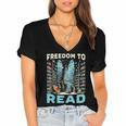 Read Banned Books Bookworm Book Lover Reading Literature Women's Jersey Short Sleeve Deep V-Neck Tshirt Read Banned Books Bookworm Book Lover Reading Literature Women's Jersey Short Sleeve Deep V-Neck Tshirt
