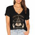 A Well Read Woman Is A Dangerous Creature Reading Book Lover Women's Jersey Short Sleeve Deep V-Neck Tshirt A Well Read Woman Is A Dangerous Creature Reading Book Lover Women's Jersey Short Sleeve Deep V-Neck Tshirt