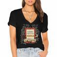 A Reader Without Their Book Is A Tragedy Dragon Rider Quote Women's Jersey Short Sleeve Deep V-Neck Tshirt A Reader Without Their Book Is A Tragedy Dragon Rider Quote Women's Jersey Short Sleeve Deep V-Neck Tshirt