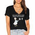 Reading 6-7 Silly Goose Read Books Bookish Bookworm Women's Jersey Short Sleeve Deep V-Neck Tshirt Reading 6-7 Silly Goose Read Books Bookish Bookworm Women's Jersey Short Sleeve Deep V-Neck Tshirt