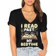 Reading Books For Kids Book Lover Bookworm Librarian Women's Jersey Short Sleeve Deep V-Neck Tshirt Reading Books For Kids Book Lover Bookworm Librarian Women's Jersey Short Sleeve Deep V-Neck Tshirt
