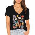 In My Reading Era Books Lovers Men Women Kids Women's Jersey Short Sleeve Deep V-Neck Tshirt In My Reading Era Books Lovers Men Women Kids Women's Jersey Short Sleeve Deep V-Neck Tshirt