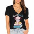 Reads Alotl Shirt Kids Readsolotl Read Axolotl Shirt Books Women's Jersey Short Sleeve Deep V-Neck Tshirt Reads Alotl Shirt Kids Readsolotl Read Axolotl Shirt Books Women's Jersey Short Sleeve Deep V-Neck Tshirt