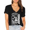 Retro Trendy Bookish Book Lover Reading Quotes Leaving Reality Entering Fiction -Adults Small Short Sleeve T-Shirt Women's Jersey Short Sleeve Deep V-Neck Tshirt Retro Trendy Bookish Book Lover Reading Quotes Leaving Reality Entering Fiction -Adults Small Short Sleeve T-Shirt Women's Jersey Short Sleeve Deep V-Neck Tshirt