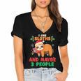 Sloth For Sloth Lover Men Women Kids Introverts Women's Jersey Short Sleeve Deep V-Neck Tshirt Sloth For Sloth Lover Men Women Kids Introverts Women's Jersey Short Sleeve Deep V-Neck Tshirt