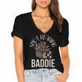 Smutty Book Merch Women Smut Reading Baddie Read Fairy Tales Women's Jersey Short Sleeve Deep V-Neck Tshirt Smutty Book Merch Women Smut Reading Baddie Read Fairy Tales Women's Jersey Short Sleeve Deep V-Neck Tshirt