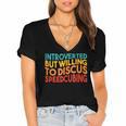Speedcuber Introvert Cube Solver Speedsolving Speedcubing Women's Jersey Short Sleeve Deep V-Neck Tshirt Speedcuber Introvert Cube Solver Speedsolving Speedcubing Women's Jersey Short Sleeve Deep V-Neck Tshirt
