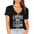 Spicy Romance Reader BookTok Kink Positive Book Lover Tee Women's Jersey Short Sleeve Deep V-Neck Tshirt