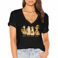 Spooky Halloween Book Lover Halloween Reading Goose Women's Jersey Short Sleeve Deep V-Neck Tshirt Spooky Halloween Book Lover Halloween Reading Goose Women's Jersey Short Sleeve Deep V-Neck Tshirt