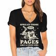 Spread Those Pages Like A Good Girl Shirt Smutty Spicy Book Women's Jersey Short Sleeve Deep V-Neck Tshirt Spread Those Pages Like A Good Girl Shirt Smutty Spicy Book Women's Jersey Short Sleeve Deep V-Neck Tshirt