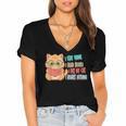 Stay Home Read Books Pet My Cat Regret Nothing Cats Book Women's Jersey Short Sleeve Deep V-Neck Tshirt Stay Home Read Books Pet My Cat Regret Nothing Cats Book Women's Jersey Short Sleeve Deep V-Neck Tshirt