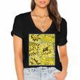 Varsity-Gold Yellow Comic Book University Varsity-Gold Women's Jersey Short Sleeve Deep V-Neck Tshirt Varsity-Gold Yellow Comic Book University Varsity-Gold Women's Jersey Short Sleeve Deep V-Neck Tshirt
