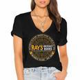 Vintage Quote Ray's Occult Retro Spiritual Books Women's Jersey Short Sleeve Deep V-Neck Tshirt