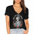 Will Yap About Books Women's Jersey Short Sleeve Deep V-Neck Tshirt