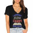 I Workout So I Can Carry More Books Exercise Books Lover Women's Jersey Short Sleeve Deep V-Neck Tshirt