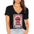 Yes Sir The Good-Girl The Good-Girl Tarot Card Smut Book Women's Jersey Short Sleeve Deep V-Neck Tshirt Yes Sir The Good-Girl The Good-Girl Tarot Card Smut Book Women's Jersey Short Sleeve Deep V-Neck Tshirt