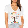 100 Days In The Books Reading Teacher 100th Day Of School Premium Women's Jersey Short Sleeve Deep V-Neck Tshirt 100 Days In The Books Reading Teacher 100th Day Of School Premium Women's Jersey Short Sleeve Deep V-Neck Tshirt